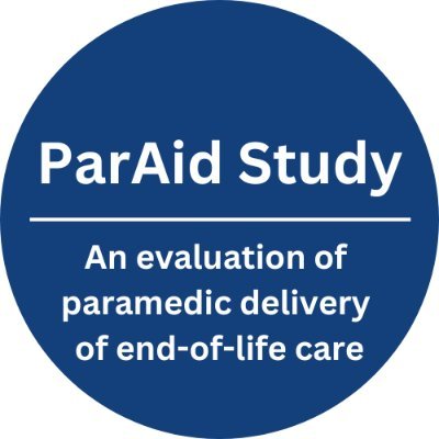 A collaborative study between @unisouthampton @UWEBristol & @SECAmbulance evaluating paramedic delivery of end-of-life care. Funded by @mariecurieuk