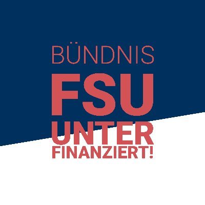 Bündnis gegen Sparmaßnahmen, für eine Ausfinanzierung der FSU Jena!  
Für mehr Informationen: https://t.co/sxmi273Xoz