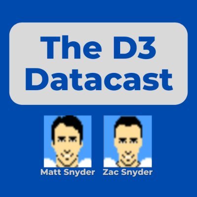 The D3 Datacast: A #d3hoops YouTube show. Hosted by @ZacSnyder & @fftmag
Contact: https://t.co/3jbFjUdzcN