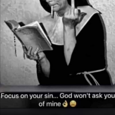 My sin not your sin