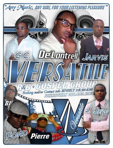 A Group of Seven Talented Men

J.Jew
Ford
Jarvis
Pierre
Jeter Jones
Trell
B.J.

For booking contact:  Beverly @ 318-300-6260