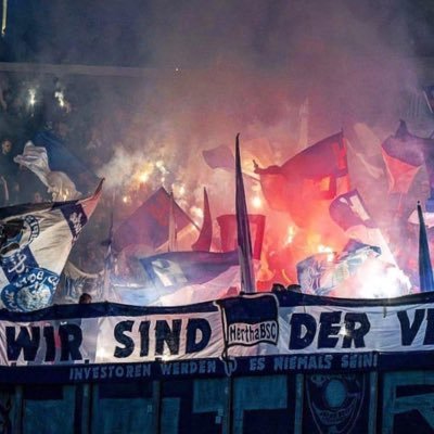 Hertha BSC - Wird es immer sein. Egal ob 1. oder 3. Wir sind der Verein! 💙🤍
