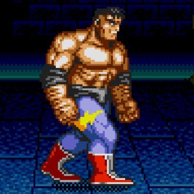 I make fictional wrestler's occasionally. I look better in 16-Bit.