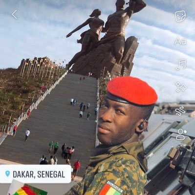 Am Military soldier from the republic of Guinea