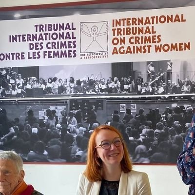 Collaboratrice scientifique à l'ULB  🇧🇪

📌 Recherches en cours : Tribunal International des Crimes contre les femmes

Passée par EHESS

Histoire & Féminismes