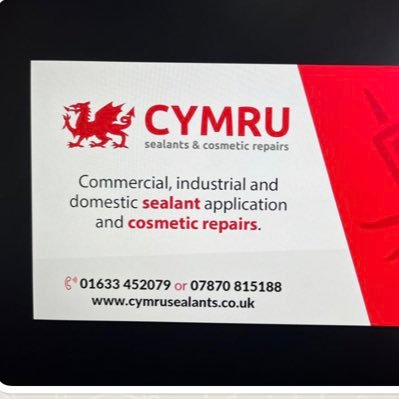 Professional Sealant application specialists & Cosmetic repair services working throughout Wales and the UK since 2008