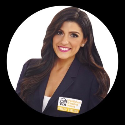 Publishers Clearing House Prize Patrol spokeswoman who travels the country surprising lucky winners with BIG checks! Prize Patrol spokesperson seen on TV.