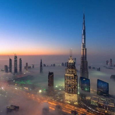 The Burj Khalifa is the world's tallest skyscraper, standing at 828 meters, and is an iconic symbol of Dubai's modern architecture.