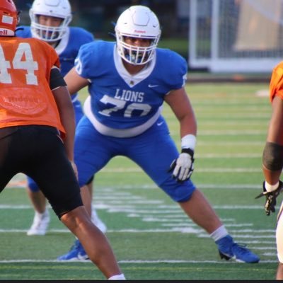 Notre Dame-Cathedral Latin 26’ 6’1 290 DL/OL/Shotput/PR 40 4.5/3.6 gpa/ Head Coach @griffin_andre