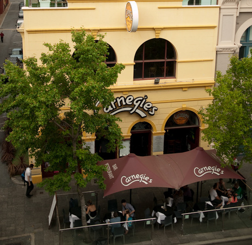 CarnegiesPerth's profile picture. Carnegie's first opened its doors in 1994 and since
then has proven to be a popular hangout for those
wishing to have a good time in relaxing surroundings.