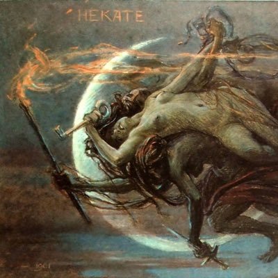 hagpunk13's profile picture. Called to by Hecate, liminal spaces, the unseen, the paranormal, and the infinite cosmic wonder. Also cats, books, horror, witchery, and yarn.