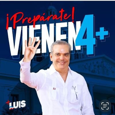 @LuisAbinader Presidente de República Dominicana 4+ #PRM #NoMirePaTra Juega pal Equipo!!!  Vamos por más 2024-2028 #PeraviaConAbinader #ElCambioSigue