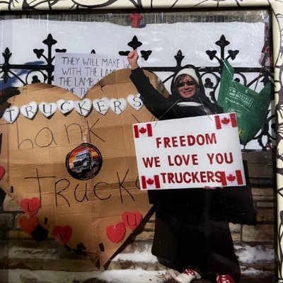 Wife, mom, daughter, sister, aunt...proud member of small fringe minority - forever grateful for Freedom Convoy 2022 - hero truckers and all of us supporters