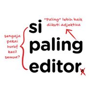 Editor Fiksi Noura (@sipalingeditor) 's Twitter Profile Photo