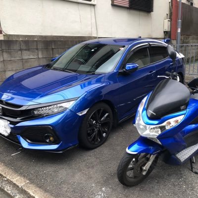 JOG→空白10年以上→DIO(af34)→PCX(jf28) パジェロミニ(H58A)→シビック(FK7)