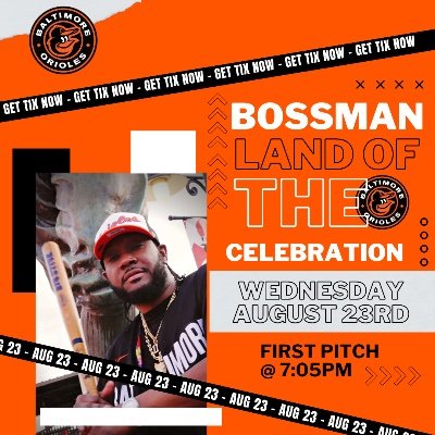 8.23.23 Hiphop Celebration @ Camden Yards Celebrating 20 Years of the #LandoftheO Get Your Tickets at https://t.co/DPVAiZB35D