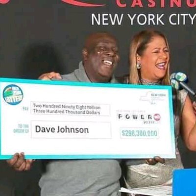 I am Dave Johnson the winner of powerball lottery with the winning amount of $298.3million. I am giving out $30.000.00 to my first 5k followers.