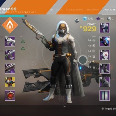 Bungie Name: Worria99#3599
Watch Anime
Listen to music mainly hip-hop.
I play Destiny 2, Marvel Rivals, Pal World.etc