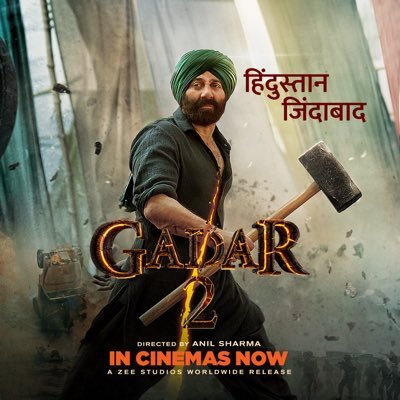 Shuru hua Gadar! 💪🏼🔥 . #Gadar2 in cinemas now. Book your tickets! 👇🏼 🔗 - https://t.co/xEhFDqdvy2