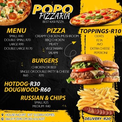 We plan to please yo taste buds 😋, based in mpumalanga leandra, Best kasi pizza🤪
