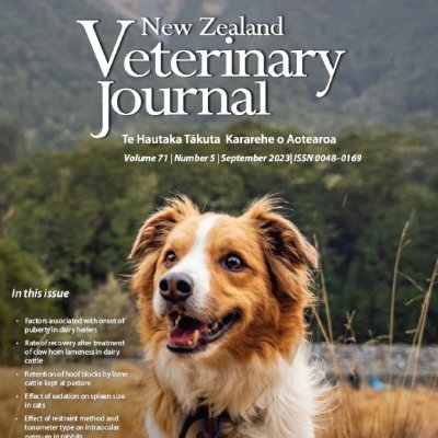 NZVJed's profile picture. New Zealand Veterinary Journal - publishing high-quality veterinary and animal science from New Zealand, and internationally, for the NZVA.