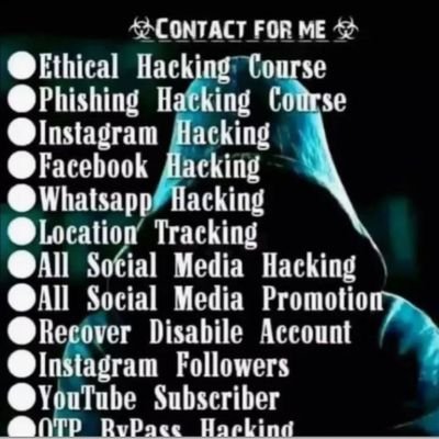 inbox me for any kind of hacking issues 
this is my only Twitter account don't be decieve and scam❤️💝