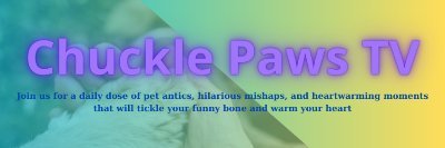 Bringing you daily doses of pet hilarity and heartwarming moments. Get ready to chuckle and aww at the adorable antics of our furry friends! #ChucklePawsTV