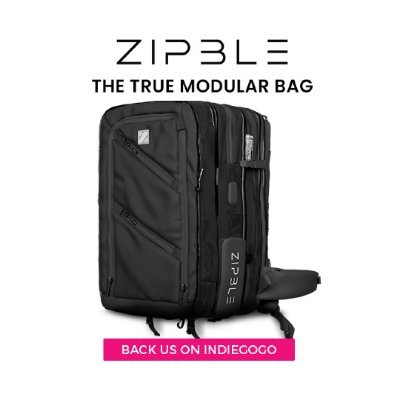 𝐙𝐢𝐩𝐛𝐥𝐞 𝐁𝐚𝐠 𝐢𝐬 𝐋𝐈𝐕𝐄 𝐧𝐨𝐰 𝐨𝐧 IndieGogo. Unleash your potential with Zipble: True Modular Backpack! Click the link in our bio.