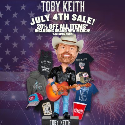 Hear Toby's new themed EP, America! https://t.co/nN8rTOEzU4
