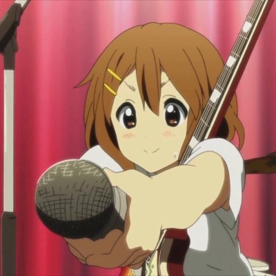 Was posting pics from K-On! before it became 