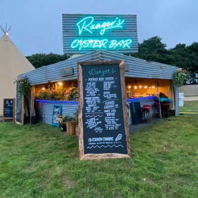 Truly unique #popup #seafood #shack #streetfood #container #bar for #beach #city #festivals #events #weddings - @FalOyster @PopUpGatherings