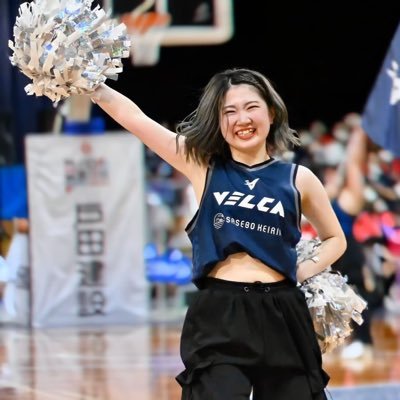 長崎VELCA cheerleaders🏀 チャームポイントは丸顔です🌝週8うどんでも平気です😋