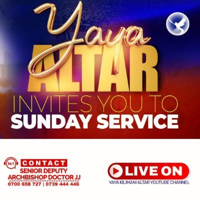 Yaya Kilimani Altar| Venue: City grounds, next to MET Dept Hqs - Nairobi ||You Tube: https://t.co/iiIPY5z5Zy