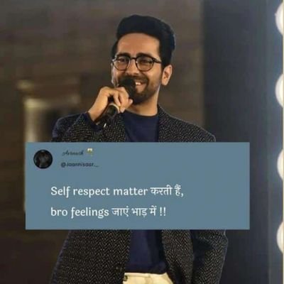 Self respect matter karti hai bro... 
Feelings jaye bhaad main