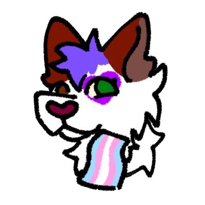 skynioko's profile picture. 17  | she/her transfemale 🏳️‍⚧️ | furry | Bi | 🇨🇿 | very friendly but shy introvert | wolfdog :3 
 (pfp and banner made by @sherbetoz