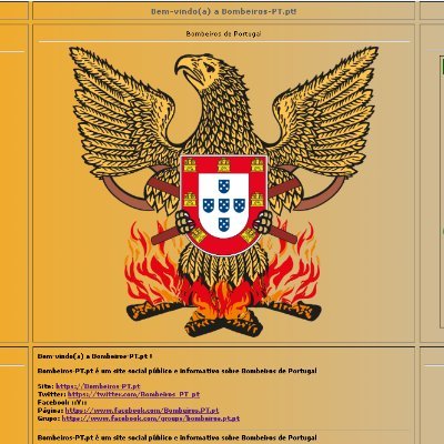 https://t.co/35BbkPothv é um site social público e informativo sobre Bombeiros de Portugal
https://t.co/35BbkPothv