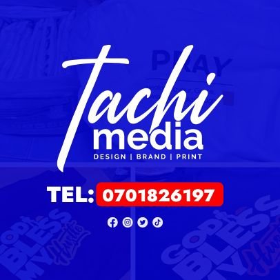 Welcome to the home of Tachimedia, a one stop center for all your graphic designing, branding, printing, ICT and Marketing services.