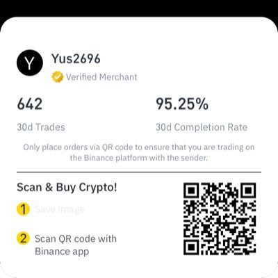 yusufdct's profile picture. Verified P2P Merchant on Binance, Kucoin, Okx, Bybit, Pex |USDT|BTC|BNB View our commitment https://t.co/0tVpfTxmmy
