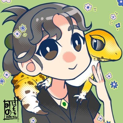 2022/10/10～レオパ　ハイポタンジェリンのみかん🍊、シナモンエクリプスのまろん🌰、スノーラプターのかりん🍋
飼育写真中心に、日常的なあれこれを呟く平和主義のヤモリ婆。最近はダイエットと映画、マダミス、ボドゲなどで騒がしいかも🤗フォロリムご自由に。