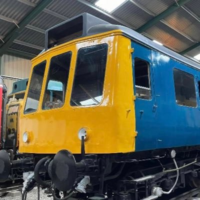 Railway man of 38 years restoring a 1960 built class 117 Diesel Multiple Unit with my son and our friends at the Mid Norfolk Railway.