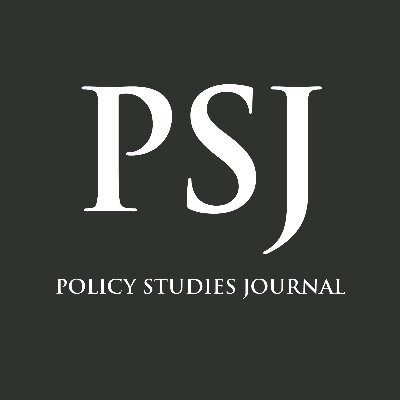 The official Twitter account of the Policy Studies Journal (PSJ), a premier publication outlet for high-impact theory-driven policy research.