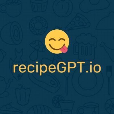 recipegpt_io's profile picture. Create delicious meals based on home ingredients, with the help of AI | https://t.co/Z4Ap0JWj7s