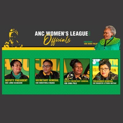 Official account of the African National Congress Women's League. Advancing Decisive Action Towards The Full Liberation & Emancipation of Women. IG: ANCWLeague
