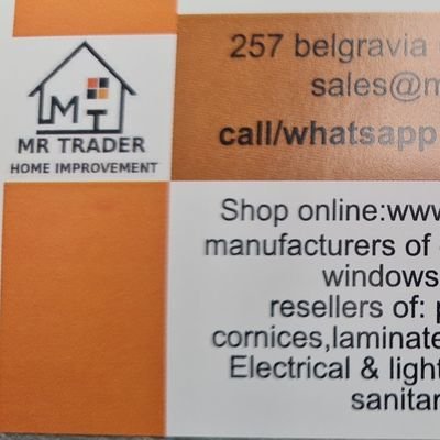 Trust is what we build.
Manufacturers of quality aluminium windows & doors etc.
Also resellers of pvc ceiling panels, pvc cladding, SPC &laminate flooring..