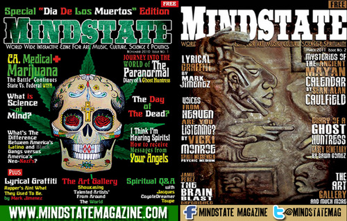 Mindstate Magazine a World Wide Ezine Urban Culture / Metaphysical, Art, Music, Video, Paranormal, Spirituality, +More. #TeamMiracles #TheLightExplosionMovement