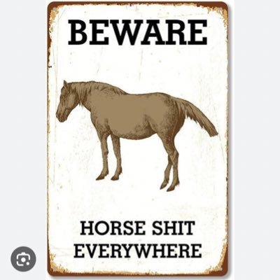 Here to sling Pure Horse Shit. DMs are wide open.