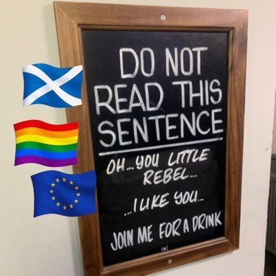 Supporter of #IndyScotland, RugbyMad Homo, Politically homeless. Live on the British Isles, it’s 3 separate countries 🏴󠁧󠁢󠁳󠁣󠁴󠁿🏴󠁧󠁢󠁷󠁬󠁳󠁿