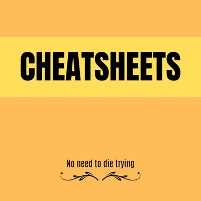 CheatSheetsFor's profile picture. Launching Soon via crowdfunding