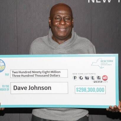 I am Dave Johnson the winner of $298.3 million from
powerball lottery. I am given out $30,000 to my first 2k
followers