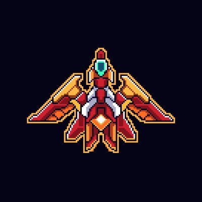 1/1 daily unique NFTs spaceship pixelart animation